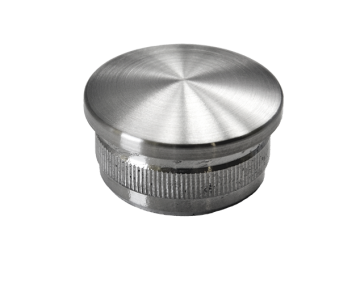 Ukončení na trubku ø 33.7mm, broušená nerez K320 / AISI304