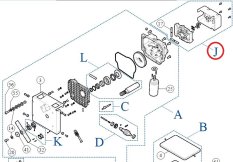 SPWIDE0001A (J) kompletní držák ramene XBA14/ XBA15/ XBA5 pro závoru WIDEL