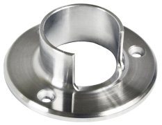 Kotvící příruba (ø42,4x1,5 mm) na madlo EB1-HM42, lepený spoj, broušená nerez K320 / AISI304