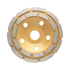 Brusný diamantový kotouč 125 x 22 mm, bez závitu, dvouřadý
