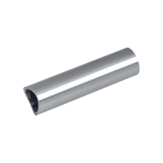 Přechod na vymezení vzdálenosti mezi sloupem ø 42,4 mm a kotevní deskou, ø 20x2,0 mm /L:75 mm, bez vnitřního šroubu, broušená nerez K320 / AISI304, bal: 1ks