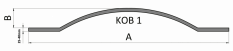 Oblouk typu KOB 1