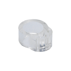 Gumový doraz na kliky, madla, dveře a pod. Barva: Průsvitná, průměr díry 18 mm