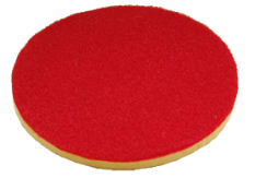 Leštící filc na suchý zip 125 mm pro unášecí kotouč na úhlovou brusku