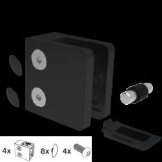 B230R000B - Bodový úchyt /4ks/