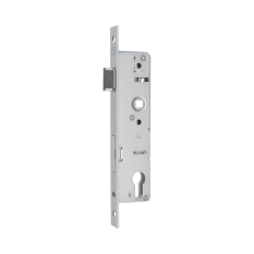 Zámek vložkový, hloubka 45 mm, rozteč 90 mm, poniklovaná přední lišta