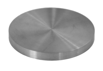 Ukončení-krytka (ø 42.4mm / H: 4mm), broušená nerez K320 / AISI304