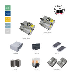 SFAB2024BDKCE podzemní sada pro dvoukřídlou bránu do 2,3 m / křídlo