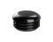 Vnitřní krytka kulatá ø 40 mm, plastová, černá