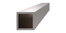 Profil uzavřený 15x15x1,5mm, cena za 1ks (6m), broušená nerez K320 /AISI304