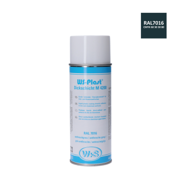 W + S barva antikorozní polomatná na zinek, hliník 400ml barva antracit, kompatibilní barva s RAL7016.2 a RAL7016.11