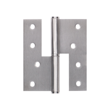 Nerezové panty 2ks (pravé), 100x88x2.5mm, Max. nosnost: 80 kg (2 panty), broušená nerez K320 /AISI304