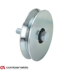 Kladka ø 40mm jednoložisková Combi Arialdo, V profil, nosnost 60kg