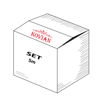 5 m set pro 17,52 mm sklo, k hliníkovým profilům AL-L121, AL-L131, AL-L141 a AL-L151. Obsahuje: těsnění AG-00 5 m, AG-18 5 m, podložky AP-K122 10 ks, klíny AP-K18 10 ks.