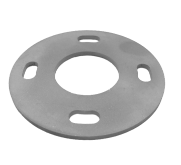 Kotvící plotna (ø 100mm) na trubku ø 42.4mm (otvor ø42.5mm), bez povrchové úpravy /AISI304