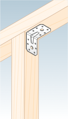 úhelník s prolisem 60x60x45mm, 2,0mm, pozink, díry průměr 5mm-12ks, 11mm-2ks