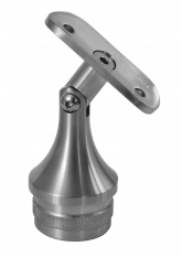 Držák madla s kloubem na trubku ø 42,4 mm (69x64 mm), broušená nerez K320 / AISI304