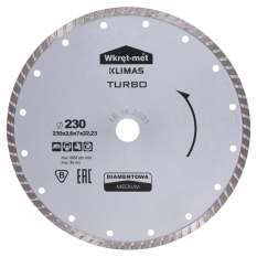 Turbo diamantový kotouč 230 x 2,6 x 22 mm