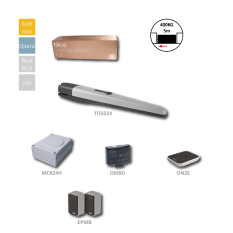 Sada pro jednokřidlou bránu do 5m/křídla, 1x TO5024, 24 V, 120 W, 1800 N, 1x MC824H, 1x OXIBD, 1pár EPMB, 1x ON2E