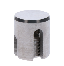 Úchyt pro nerezové lanko ø5 mm, broušená nerez K320 / AISI304