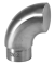 Ukončení obloukové 90 ° na trubku ø 42.4mm, broušená nerez K320 / AISI304