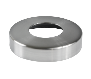 Kryt příruby (ø 105 / 22 mm) na trubku ø 48,3 mm, broušená nerez K320 / AISI304