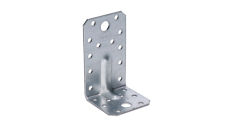 úhelník s prolisem 90x50x55mm, 2,0mm, pozink, díry průměr 5mm-20ks, 11mm-2ks