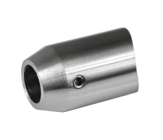 Držák tyče ø 12 mm koncový na trubku ø 42,4 mm, AISI 304