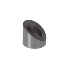 Podložka na trubku ø42,4 mm, úhel 35° (ø13x2,75 mm, otvor ø7,5 mm), broušená nerez K320 /AISI304