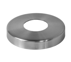 Kryt příruby (ø 105 / 18 mm), otvor ø43 mm, broušená nerez K320 / AISI316