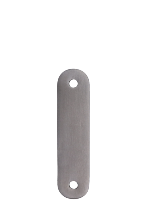 Kotvící plotna (130x30x6mm / M8), broušená nerez K320 /AISI304
