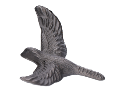Ptáček letící, dekorace 110x87x40 mm, odlitek