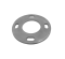 Kotvící plotna (ø 80mm) na trubku ø 42.4mm (otvor ø42.5mm), bez povrchové úpravy /AISI304
