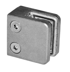 ZAMAK svorka skla plochá (45x45x26mm) materiál: slitina AL / ZN, bez povrchov