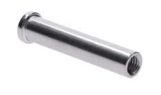 Úchyt pro držák na nerezové lanko, se závitem M6x46 mm, broušená nerez K320 / AISI304