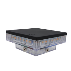 Výstražné LED světlo, 12V/24V/230V sloupek 80x80/100x100mm