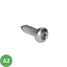 Nerezový vrut samořezný (6,3x22 mm) půlkulatá hlava, TX30, DIN7981C/A2 /AISI304, balení 500 ks, ISO 14585