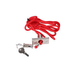 Mechanismus odblokování sekčních vrat s lankem