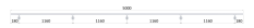Madlo 40x40mm, L-5000mm, broušená nerez AISI304