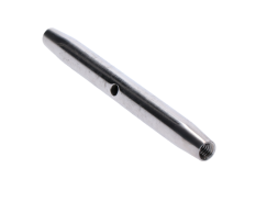 Telo šponováka pre nerezové lanko, so závitom M6 a LH6, brúsená nerez K320/ AISI304