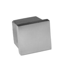Ukončení na jekl 30 x 30 mm, broušená nerez AISI 304