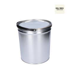 Barva antikorozní polomatná na zinek 5 kg krémově-bílá