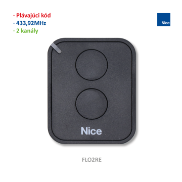 Vysílač 2-kanálový plovoucí kód