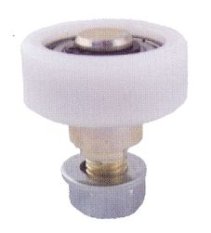 Polyamidové vodící kolečko ø 43mm s ložiskem, M12