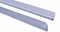 Plastové těsnění magnetické, na sklo 8 mm, mezi dvoje skleněné dveře, 90°, 2200 mm, 2 ks