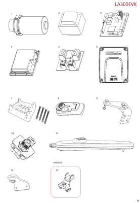 041A0305 mechanický doraz