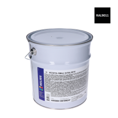 Barva antikorozní na zinek - černá polomatná 5 kg