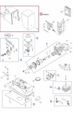 PRRB03B kit krytů PPD1211.45401 a PPD0893.4540 kryt přední a zadní s logom pro ROBUS/ ROAD