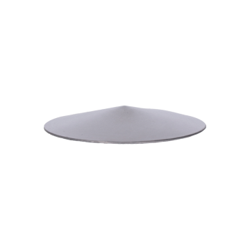 Stříška plechová, ø 60 mm, 1,2 mm, kulatá
