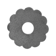 Štítek ke klice ø 66 mm, tloušťka 3 mm, díra ø 19 mm, hladký